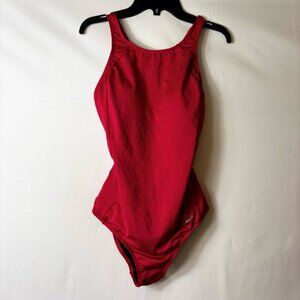 Women's Ewedoos Swimsuit Size M Red swim team life guarding lap swim suit